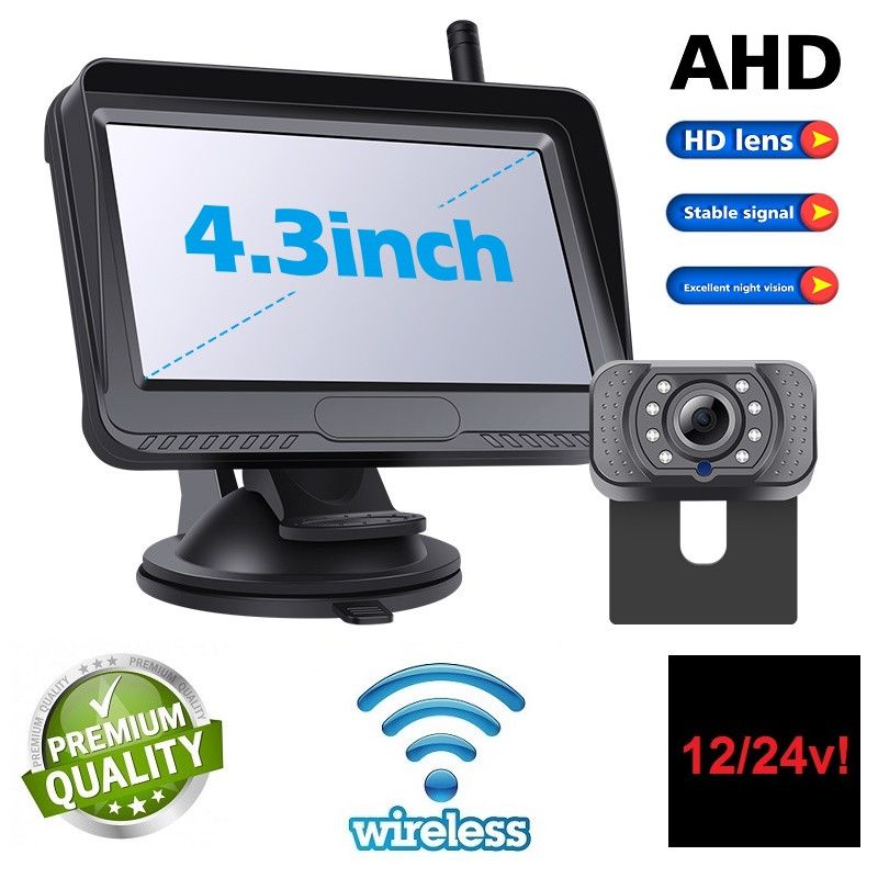 AHD WIRELESS SET - UNIVERZALNA LED PARKING KAMERA + MONITOR 4.3" (10.9cm.) Beograd Zemun